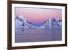 Norway, Lofoten, Moskenesoya, Kirkefjord, Pure Mountains-Bernd Rommelt-Framed Photographic Print