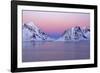 Norway, Lofoten, Moskenesoya, Kirkefjord, Pure Mountains-Bernd Rommelt-Framed Photographic Print