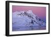 Norway, Lofoten, Moskenesoya, Kirkefjord, Pure Mountains-Bernd Rommelt-Framed Photographic Print