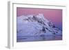 Norway, Lofoten, Moskenesoya, Kirkefjord, Pure Mountains-Bernd Rommelt-Framed Photographic Print