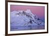 Norway, Lofoten, Moskenesoya, Kirkefjord, Pure Mountains-Bernd Rommelt-Framed Photographic Print