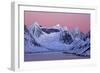 Norway, Lofoten, Moskenesoya, Kirkefjord, Pure Mountains-Bernd Rommelt-Framed Photographic Print