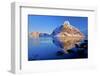 Norway, Lofoten, Moskenesoya, Kirkefjord, Pure Mountains-Bernd Rommelt-Framed Photographic Print