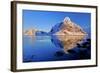 Norway, Lofoten, Moskenesoya, Kirkefjord, Pure Mountains-Bernd Rommelt-Framed Photographic Print