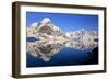 Norway, Lofoten, Moskenesoya, Kirkefjord, Pure Mountains-Bernd Rommelt-Framed Photographic Print