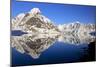 Norway, Lofoten, Moskenesoya, Kirkefjord, Pure Mountains-Bernd Rommelt-Mounted Photographic Print