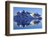 Norway, Lofoten, Moskenesoya, Kirkefjord, Pure Mountains-Bernd Rommelt-Framed Photographic Print