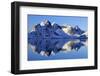 Norway, Lofoten, Moskenesoya, Kirkefjord, Pure Mountains-Bernd Rommelt-Framed Photographic Print