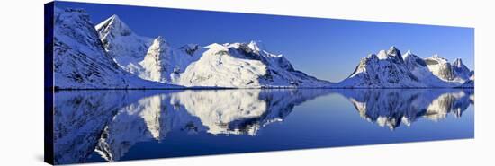 Norway, Lofoten, Moskenesoya Pure Mountains-Bernd Rommelt-Stretched Canvas