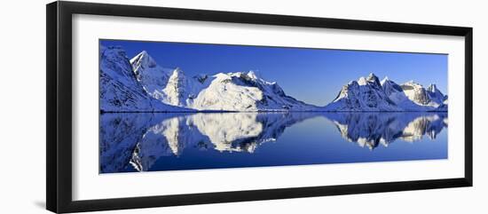 Norway, Lofoten, Moskenesoya Pure Mountains-Bernd Rommelt-Framed Photographic Print