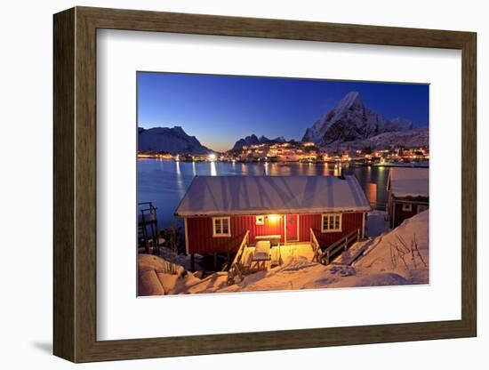 Norway, Lofoten, Moskenesoya, Pure Mountains-Bernd Rommelt-Framed Photographic Print