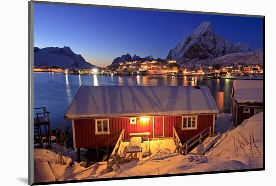 Norway, Lofoten, Moskenesoya, Pure Mountains-Bernd Rommelt-Mounted Photographic Print