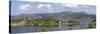 Norway, Lysefjord, Coast, Lake, Island-Chris Seba-Stretched Canvas