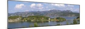 Norway, Lysefjord, Coast, Lake, Island-Chris Seba-Mounted Photographic Print