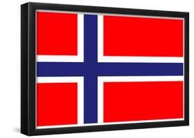 Norway National Flag Poster Print-null-Framed Poster