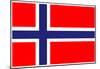 Norway National Flag Poster Print-null-Mounted Poster