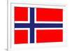 Norway National Flag-null-Framed Art Print