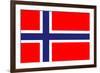 Norway National Flag-null-Framed Art Print