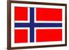 Norway National Flag-null-Framed Art Print