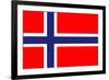 Norway National Flag-null-Framed Art Print