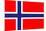 Norway National Flag-null-Mounted Art Print