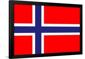 Norway National Flag-null-Framed Art Print