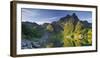 Norway, Nordland, Lofoten, Austvagoya, Higravfjorden-Rainer Mirau-Framed Photographic Print