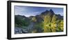 Norway, Nordland, Lofoten, Austvagoya, Higravfjorden-Rainer Mirau-Framed Photographic Print