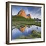 Norway, Nordland, Lofoten, Ballangen, Saetran, Efjorden, Stortindan-Rainer Mirau-Framed Photographic Print