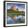 Norway, Nordland, Lofoten, Ballangen, Saetran, Efjorden, Stortindan-Rainer Mirau-Framed Photographic Print