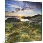 Norway, Nordland, Lofoten, Falkfjorden, the Sun-Rainer Mirau-Mounted Photographic Print