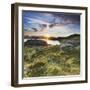 Norway, Nordland, Lofoten, Falkfjorden, the Sun-Rainer Mirau-Framed Photographic Print