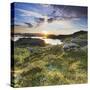 Norway, Nordland, Lofoten, Falkfjorden, the Sun-Rainer Mirau-Stretched Canvas