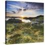 Norway, Nordland, Lofoten, Falkfjorden, the Sun-Rainer Mirau-Stretched Canvas