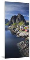 Norway, Nordland, Lofoten, Moskenesoya, Reine, Reinefjorden, Hamnoya-Rainer Mirau-Mounted Photographic Print