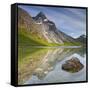 Norway, Nordland, Tysfjord, Stefjordbotn, Stetind, Stefjord-Rainer Mirau-Framed Stretched Canvas