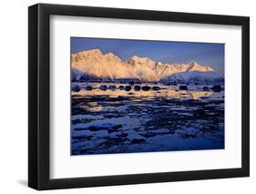 Norway, Nordnorwegen, Province of Troms, Lyngenfjord, Lyngenalpen-Bernd Rommelt-Framed Photographic Print