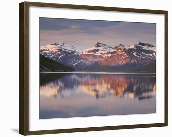 Norway, Northern Country, Ballangen, Efjorden, Isfjellet-Rainer Mirau-Framed Photographic Print