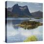 Norway, Northern Country, Lofoten, Ballangen, Efjorden, Kjerringvikstraumen, Stortinden-Rainer Mirau-Stretched Canvas