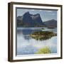 Norway, Northern Country, Lofoten, Ballangen, Efjorden, Kjerringvikstraumen, Stortinden-Rainer Mirau-Framed Photographic Print