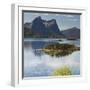 Norway, Northern Country, Lofoten, Ballangen, Efjorden, Kjerringvikstraumen, Stortinden-Rainer Mirau-Framed Photographic Print