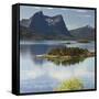 Norway, Northern Country, Lofoten, Ballangen, Efjorden, Kjerringvikstraumen, Stortinden-Rainer Mirau-Framed Stretched Canvas