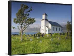 Norway, Northern Country, Lofoten, Gimsoya, Church, Gimsšy-Rainer Mirau-Framed Photographic Print