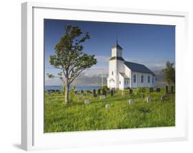 Norway, Northern Country, Lofoten, Gimsoya, Church, Gimsšy-Rainer Mirau-Framed Photographic Print