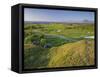 Norway, Northern Country, Lofoten, Gimsoya, Golf Course-Rainer Mirau-Framed Stretched Canvas