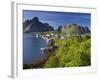 Norway, Northern Country, Lofoten, Moskenesoya, Pure, to Pure Fjords, Hamnoya-Rainer Mirau-Framed Photographic Print