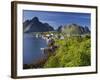 Norway, Northern Country, Lofoten, Moskenesoya, Pure, to Pure Fjords, Hamnoya-Rainer Mirau-Framed Photographic Print