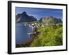 Norway, Northern Country, Lofoten, Moskenesoya, Pure, to Pure Fjords, Hamnoya-Rainer Mirau-Framed Photographic Print