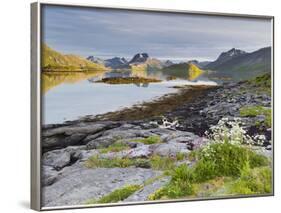Norway, Northern Country, Lofoten, Moskenesoya, Rossoystraumenen-Rainer Mirau-Framed Photographic Print