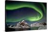 Norway, Northern Lights, Aurora Borealis-Bernd Rommelt-Stretched Canvas